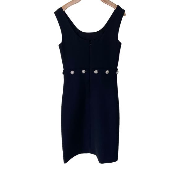 TORY BURCH Black Fremont Shift Cocktail  Dress Size 0 Style 41107 - Picture 2 of 12